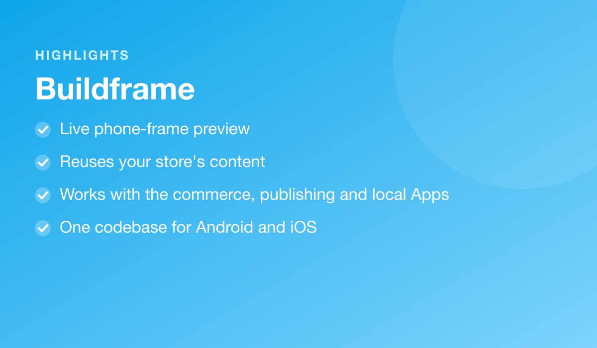 Buildframe screenshot 2