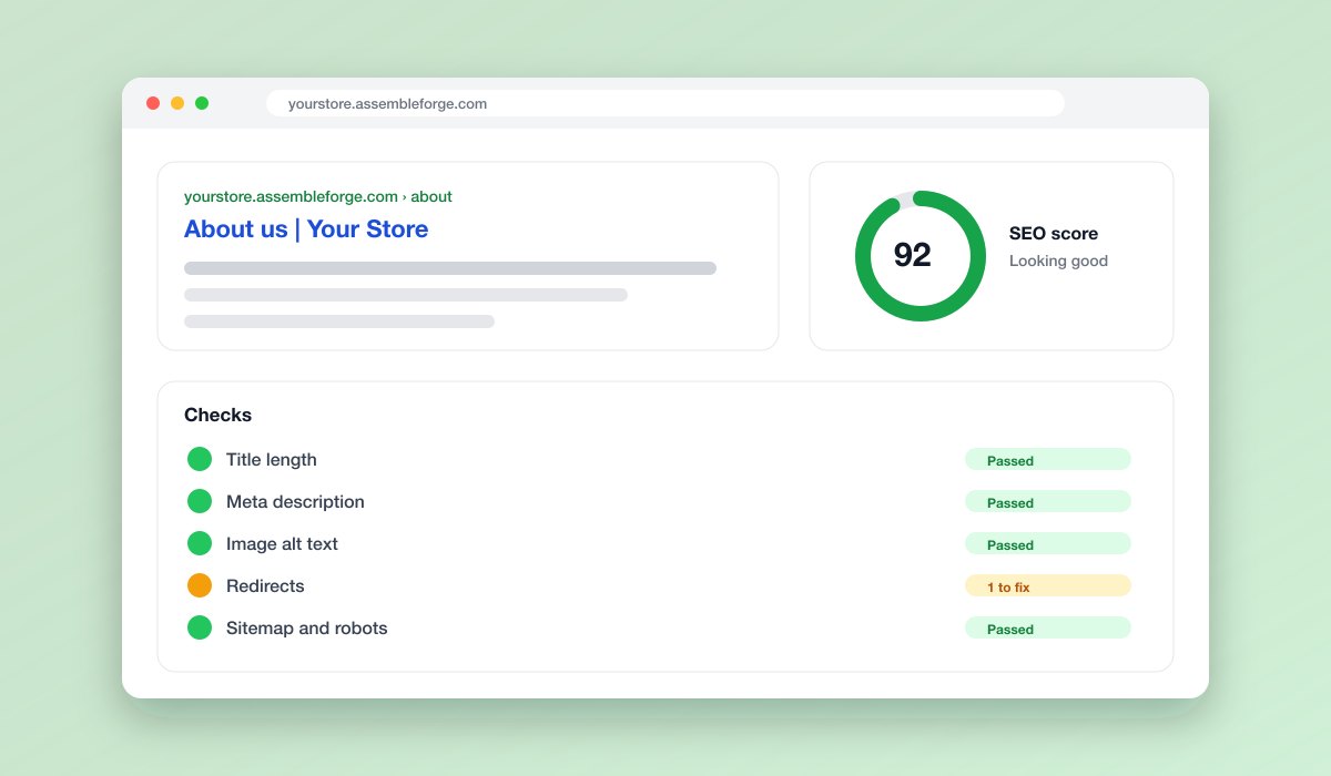 Salience SEO screenshot 1