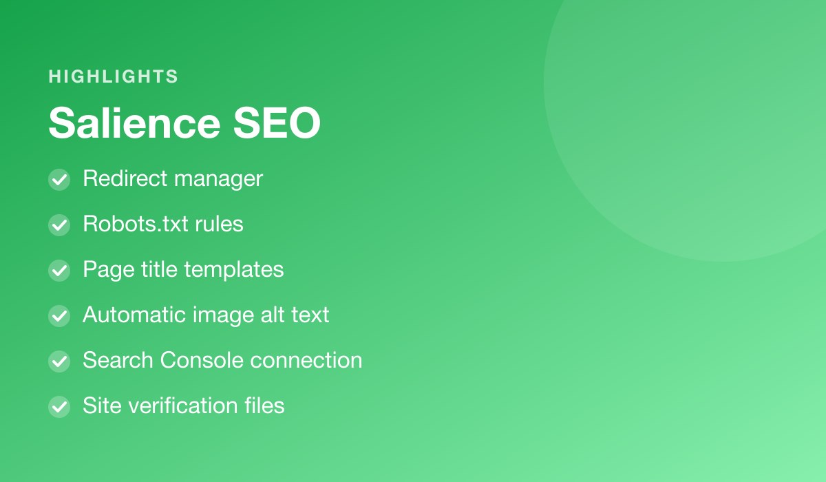 Salience SEO screenshot 2